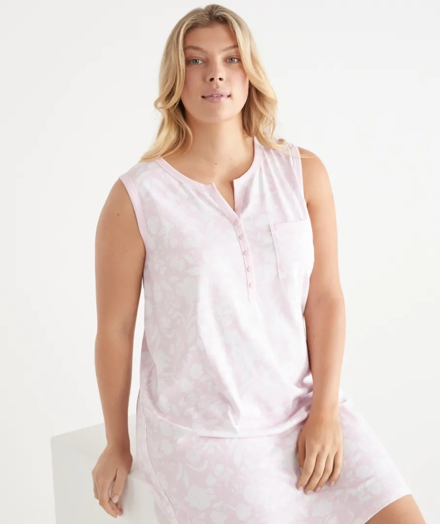 Sussan Nighties|Everyday Icons>Floral Pattern Sleeveless Nightie