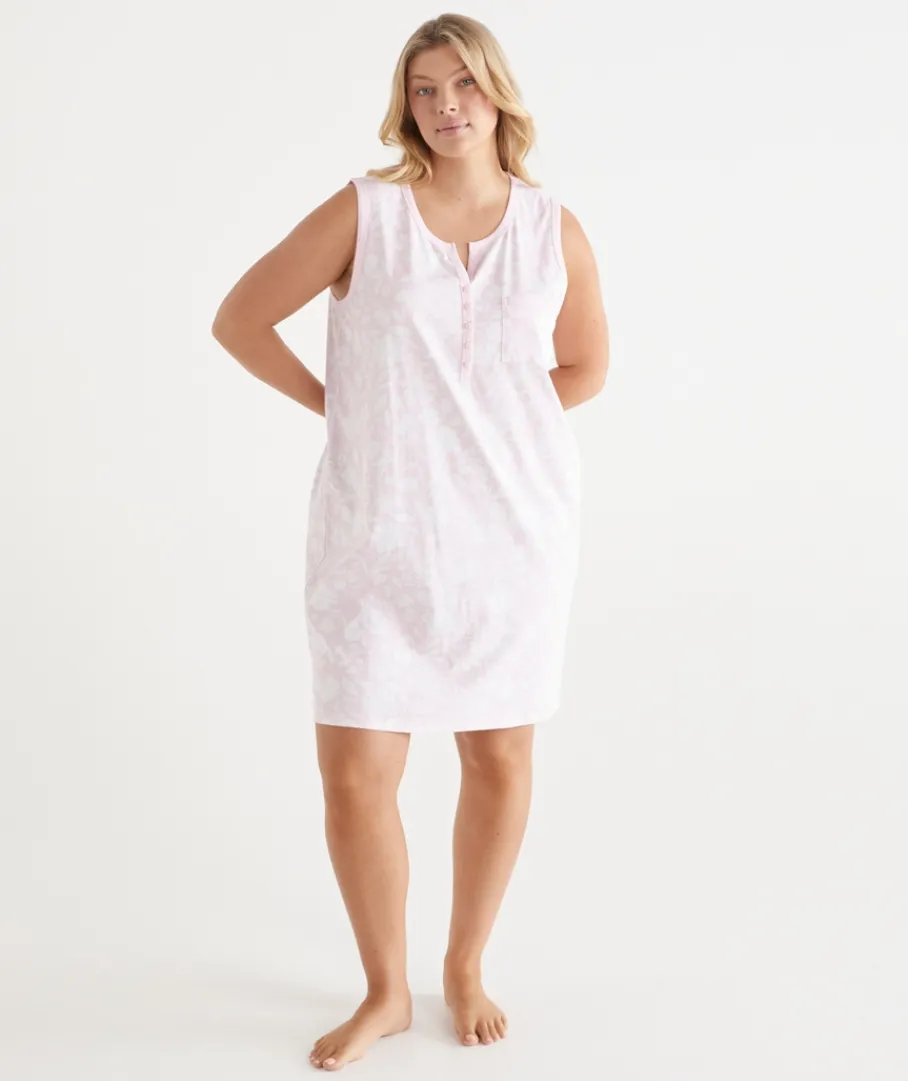 Sussan Nighties|Everyday Icons>Floral Pattern Sleeveless Nightie