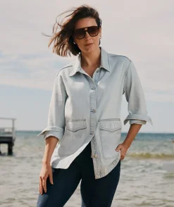 Sussan Denim|Denim Jackets & Shackets><noscript><img data-lazyloaded=