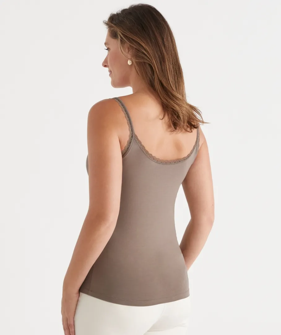 Sussan Tops>Lace Detail Layering Cami