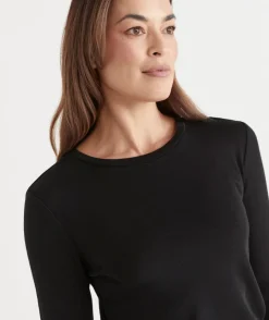 Sussan Tops|T-Shirts>Long Sleeve Crew Neck Top