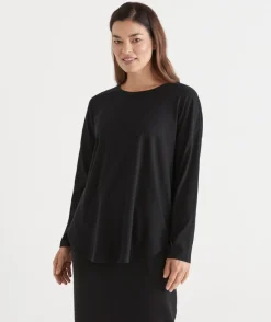 Sussan Tops|T-Shirts>Long Sleeve Tee