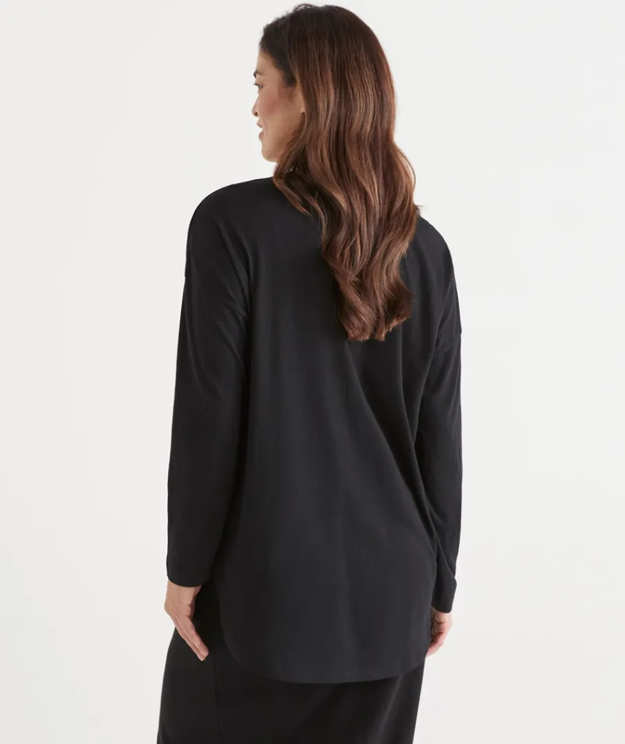 Sussan Tops|T-Shirts>Long Sleeve Tee