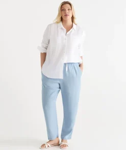 Sussan Pants|Matching Sets>Lyocell Relaxed Drawstring Pant