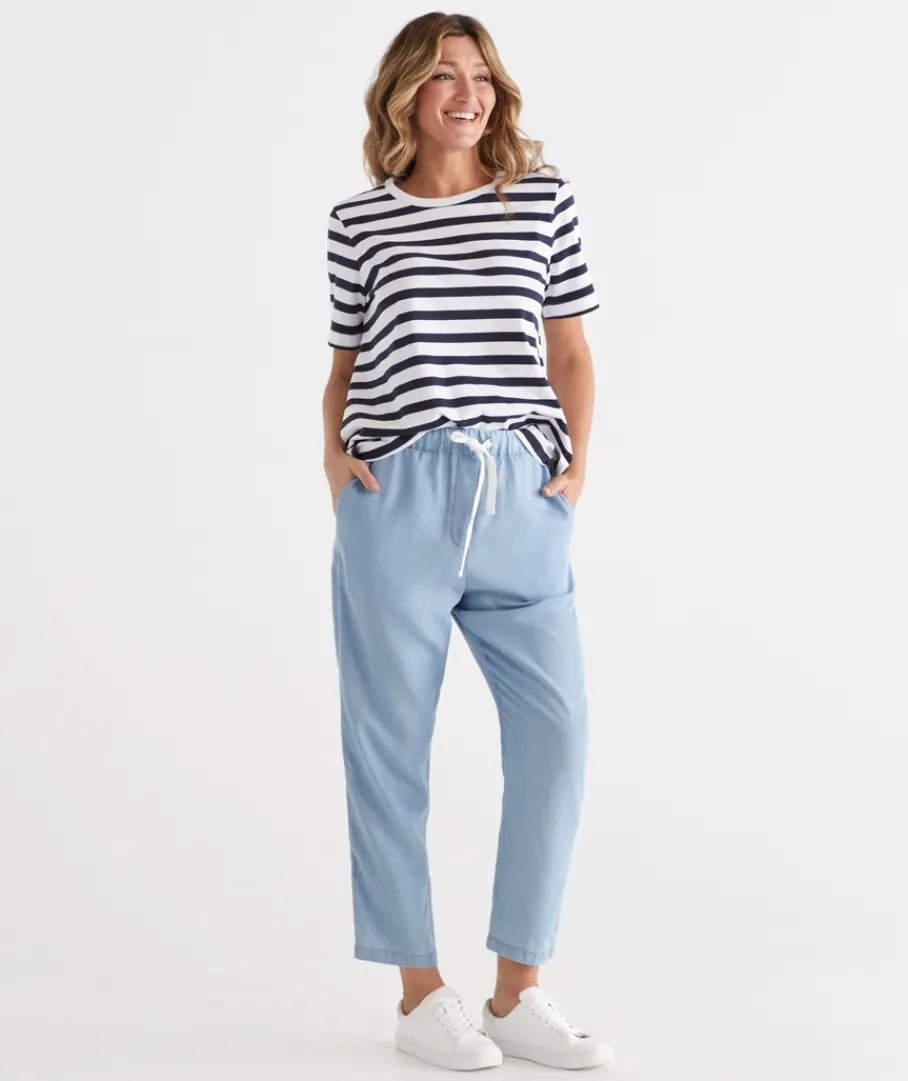 Sussan Pants|Matching Sets>Lyocell Relaxed Drawstring Pant