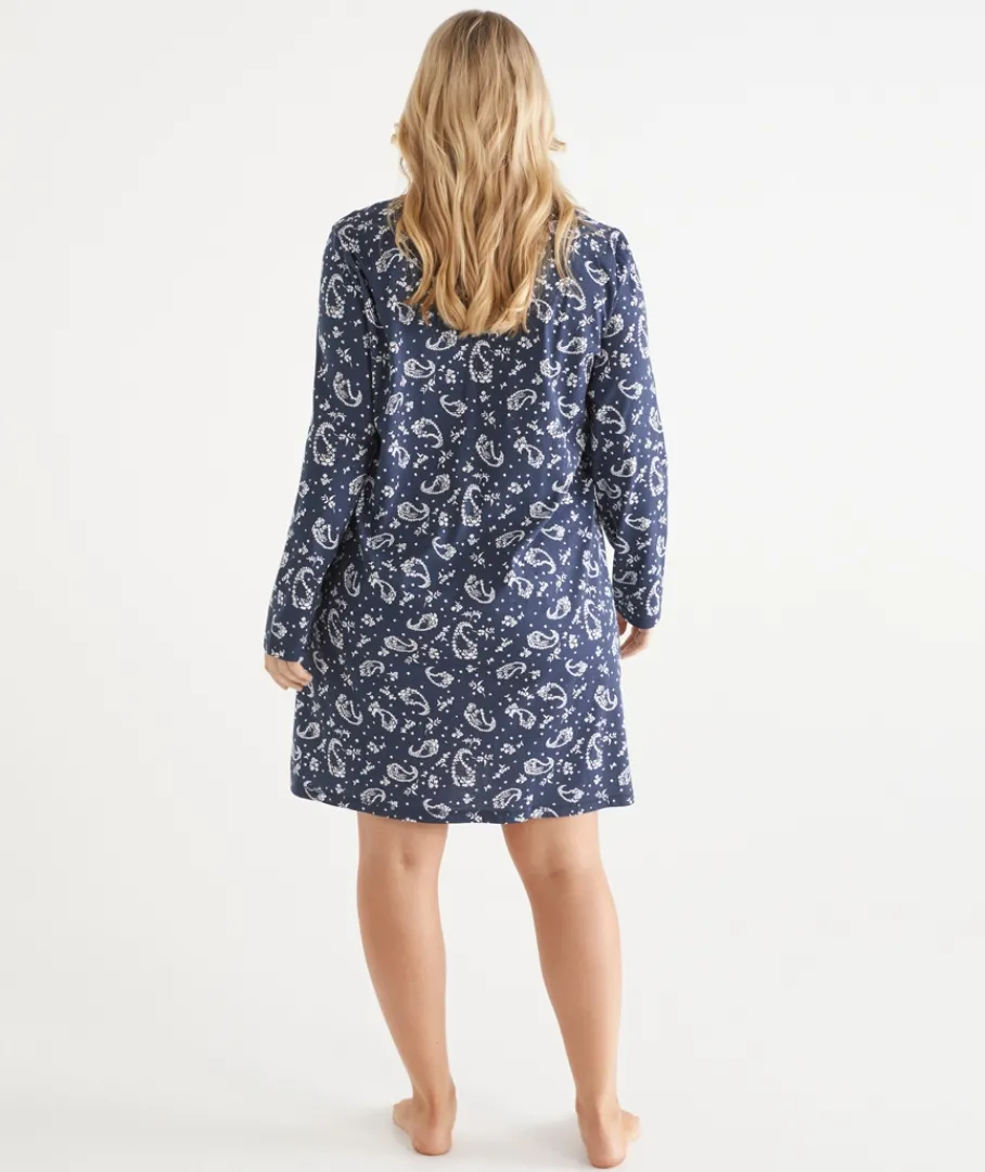 Sussan Nighties|Everyday Icons>Paisley Long Sleeve Nightie