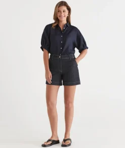 Sussan Denim|Shorts><noscript><img data-lazyloaded=