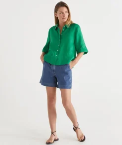 Sussan Shorts|Denim><noscript><img data-lazyloaded=