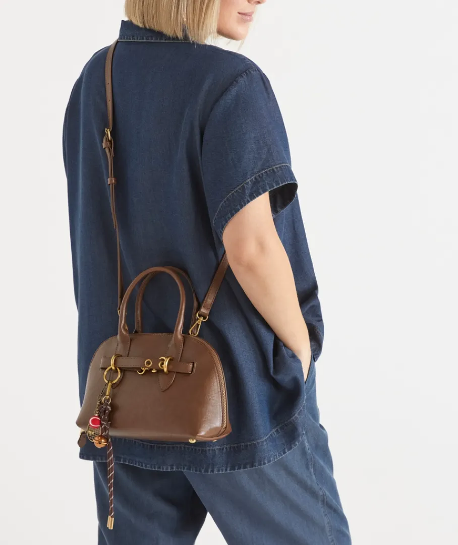 Sussan Bags>Snap-Hook Strap Cross Body Bag - Brown