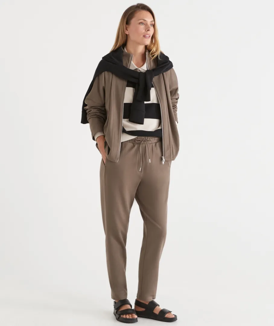 Sussan Tops|Matching Sets>Stretch Jersey Zip Jacket