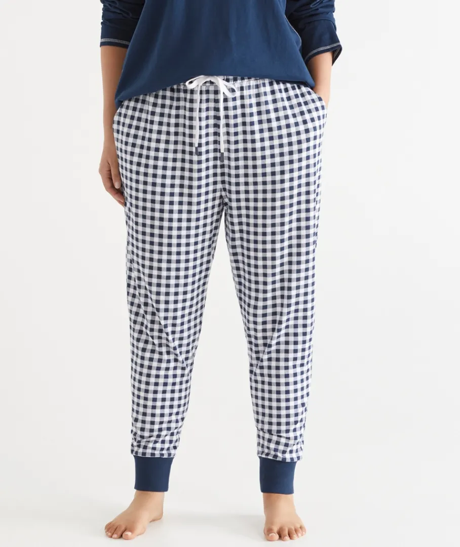 Sussan Pyjama Bottoms|Everyday Icons>Tapered Gingham Pyjama Pant