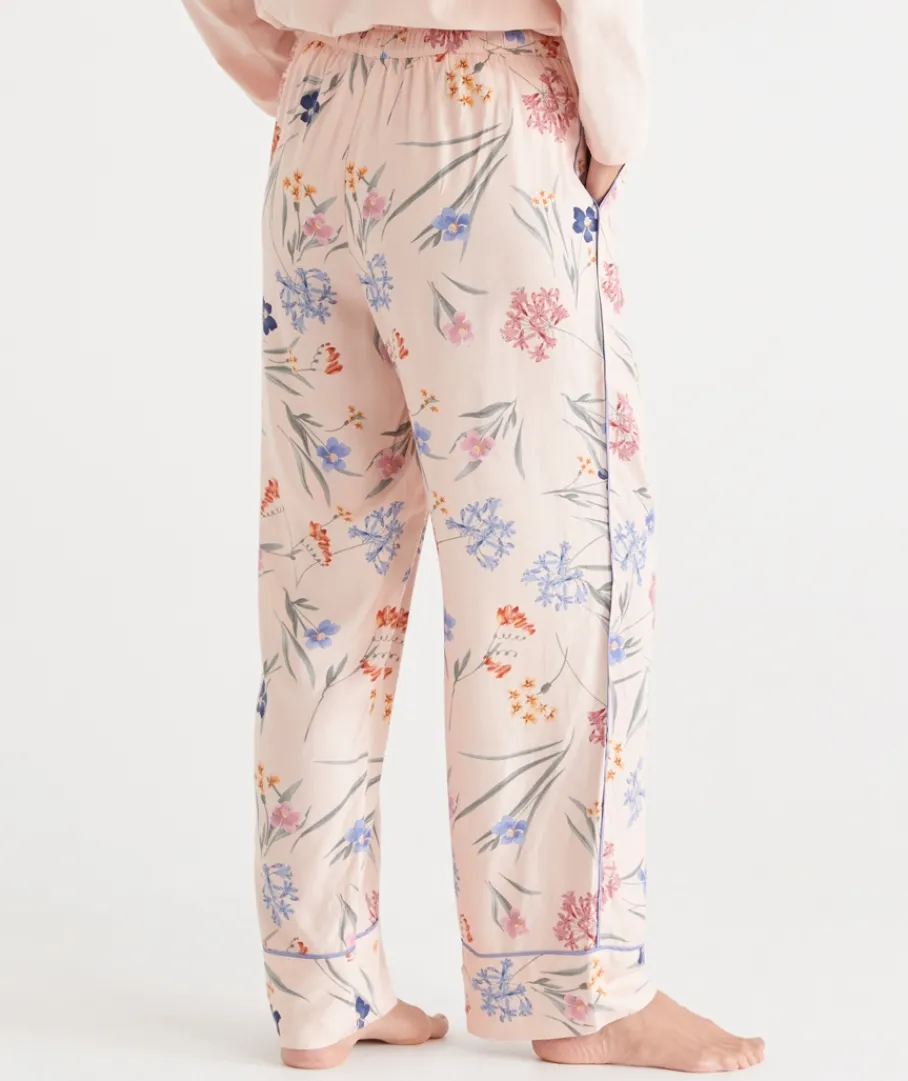 Sussan Pyjama Bottoms>Winter Bloom Floral Pyjama Pant - Pink